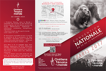 CTM_France's tweet photo. Brochure convention nationale du 10 au 12 novembre 2017 à Paris Disponible ici 
-> 📁https://t.co/1f0t8TscB9 https://t.co/G8ybHYPMRs