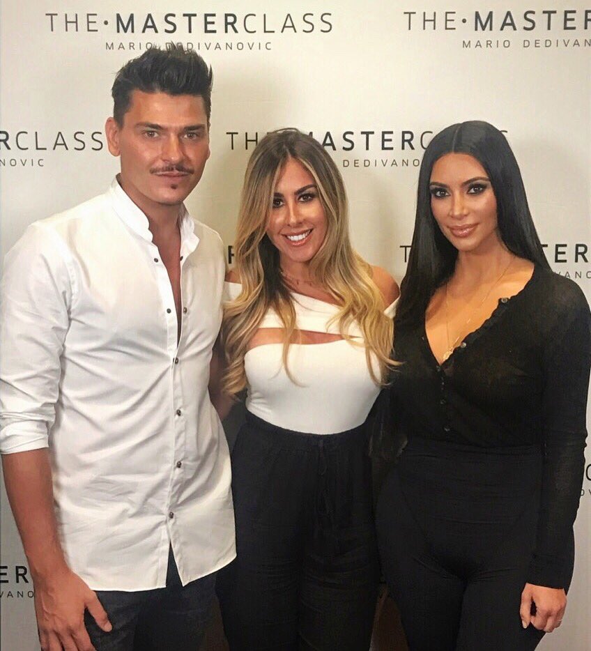 Yesterday at #TheMasterClass with the most talented in the business <a href="/MakeupByMario/">Mario Dedivanovic</a> &amp; STUNNING (&amp; super sweet) <a href="/KimKardashian/">Kim Kardashian</a> #mylifewasmade