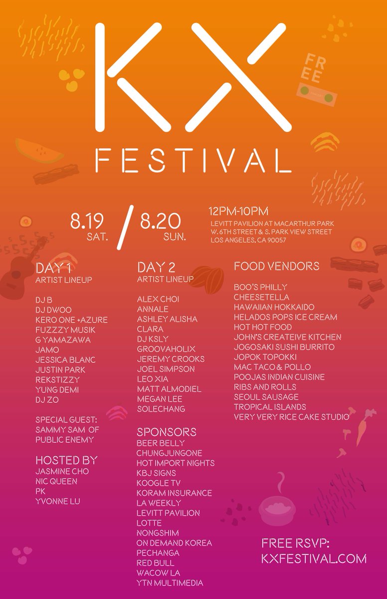 Levitt_LA's tweet photo. Let's rally for DAY TWO of #KXFest – today’s lineup has @ClaraCMusic, @hellomeganlee &amp; more! Plus FOOD TRUCKS! RSVP: https://t.co/Ak1sjuDB8E https://t.co/e6obTgWv3E