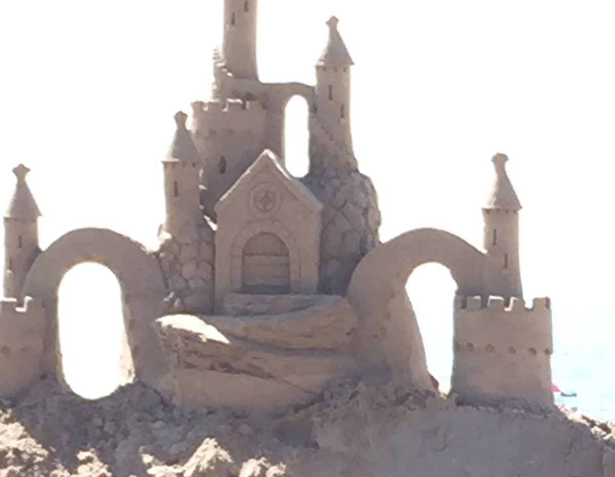 Sand castle competition at Coney Island!