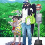 人間界に馴染んでる烏天狗と女の子の話がほんわかしててかわいいw