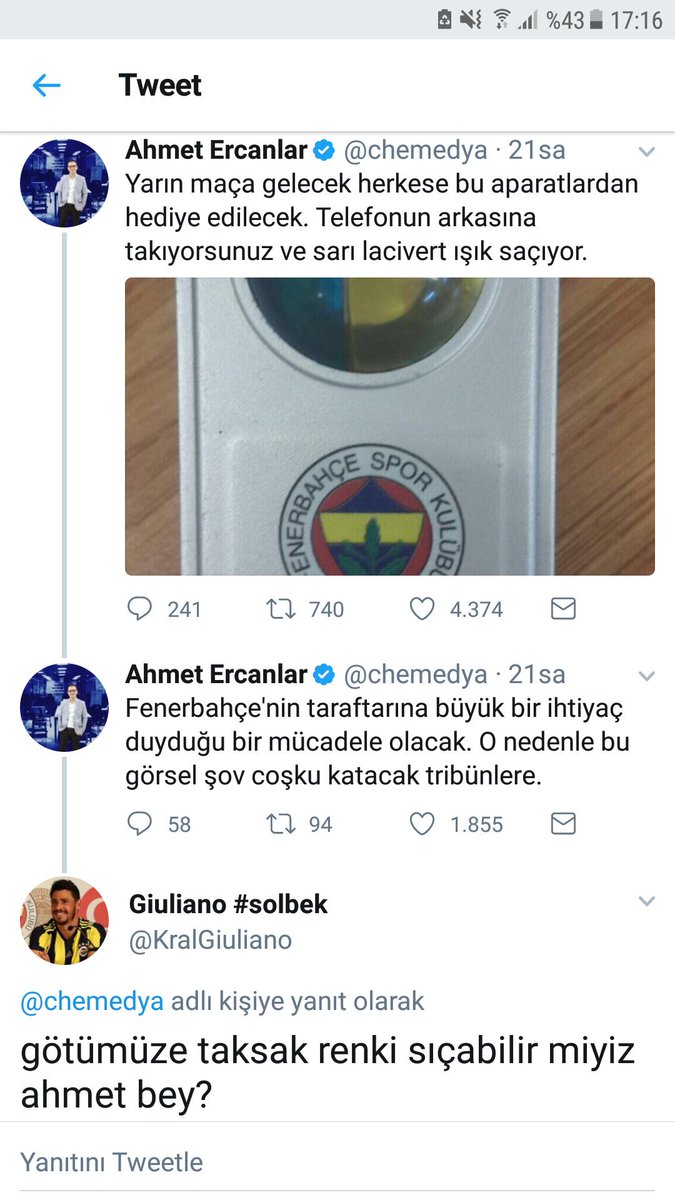 Ooo hadi yine iyisiniz aq böyle güzel bişeyi sayenizde görüyoruz tabiki sizi kıskanıyoruz😎😂🤣 #FenerinMaçıVar #BugunGunlerdenTrabzonspor 🍾🍾🍾