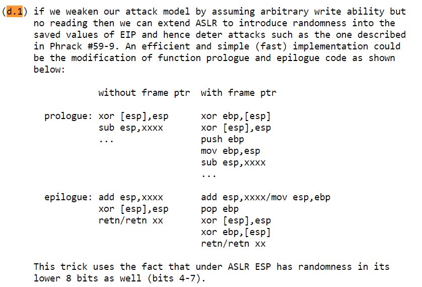 Interested in a technical analysis of RETGUARD?  See d.1 in pax.grsecurity.net/docs/pax-futur… from 2003 when it was first identically described: