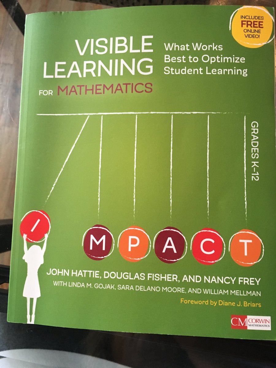 michelle_vogel3's tweet image. Love the practical examples given in #Visiblelearningformathematics to help @LaunchEMS students #flourish in math!