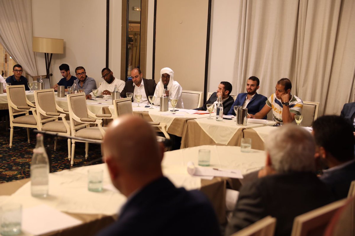 UNSMILibya's tweet photo. 1/2 SRSG for #Libya @ghassansalame 2 Libyan youth: the future is for you. You have a key role to play in reconciliation... https://t.co/izOoAMqz95