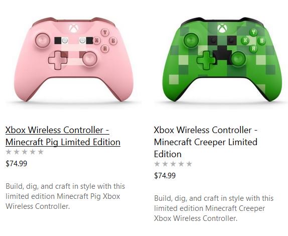 Microsoft XBOX ONE Wireless Controller [ Minecraft PIG Special Edition ]  NEW