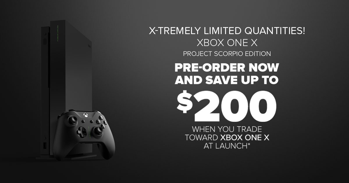 gamestop xbox one x