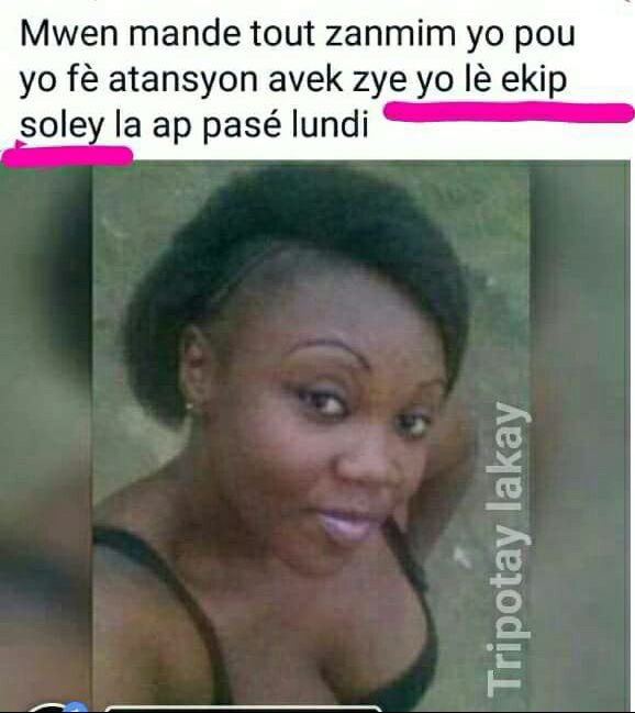 tchookokng's tweet photo. Fè message la pase pou mwen mezanmi https://t.co/hxw1RL8ruO