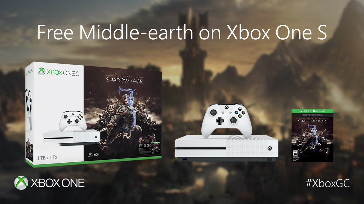 Xbox_panama's tweet photo. Libera Mordor en Xbox One S. #XboxGC #ShadowOfWar https://t.co/UBzHkrb7su
