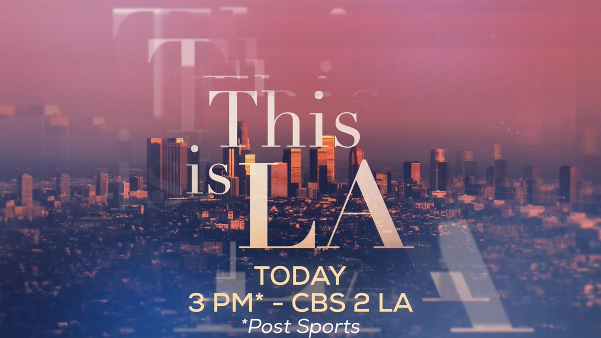 Today at 3 PM (or right after golf) tune into <a href="/ThisIsLATV/">This Is LA</a> on #CBSLA (channel 2) to see the best food spots across #SoCal ! #TVShows