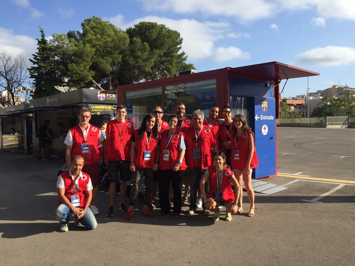 Comencem #LaLiga amb un partit molt emotiu al #CampNouSensePor Com sempre, busca'ns als accessos 2, 18 i 19 perq t'acompanyem #FCBRealBetis