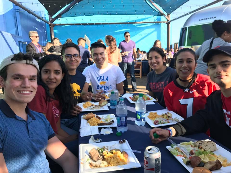 HSFNews's tweet photo. HSF 2017 NLC Scholars take a road trip to Pacific Park in Santa Monica for dinner and some free time #2017HSFNLC. https://t.co/A7kUGLAYQg