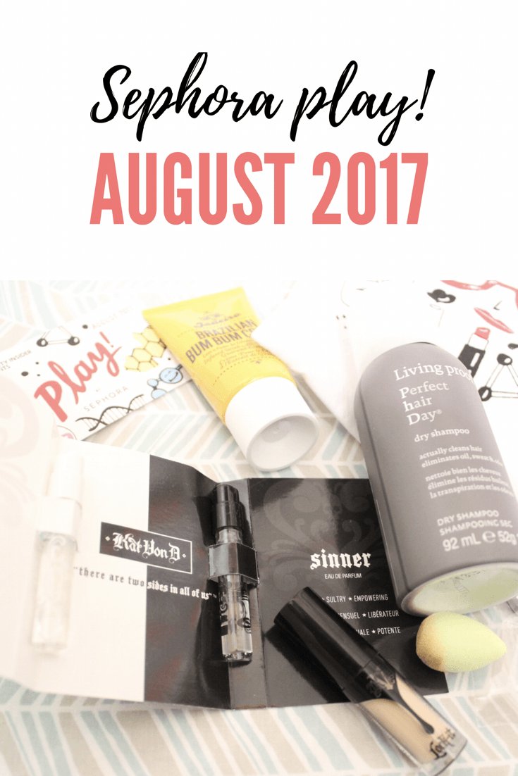 Sephora Play! August 2017 Unboxing kaydubzmakeup.com/sephora-play-a…