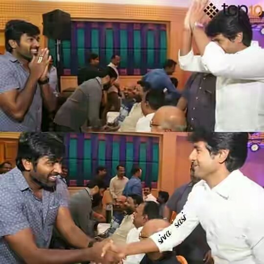 itzMersalsiva's tweet photo. எப்டி பாத்தாலும் நீயும் நானும் ஒன்னு

 தானே சார்!!

#Hardwork

சிவகார்த்திகேயன் 💜

விஜய்சேதுபதி 💜

Next Generation Hero ! ❤ https://t.co/1mzayeZW28