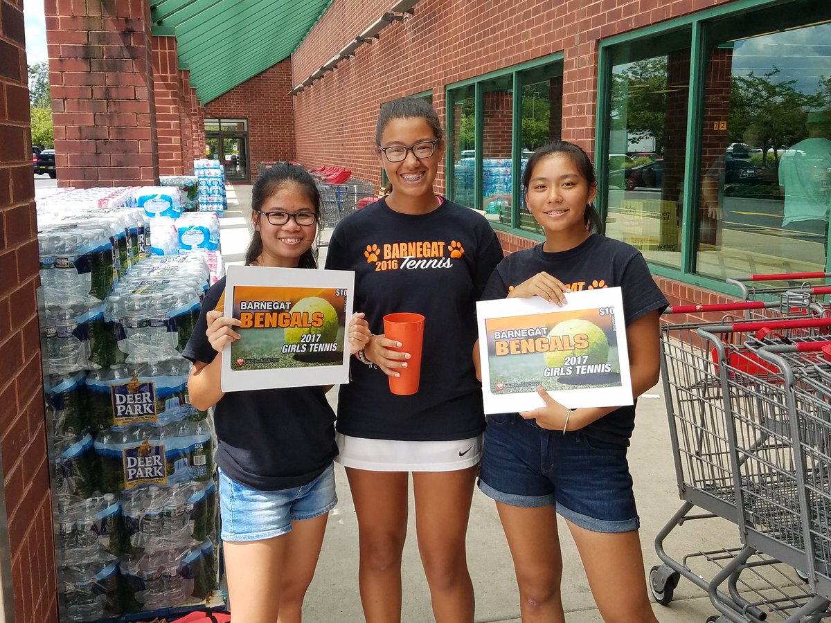 Girls Tennis selling cards