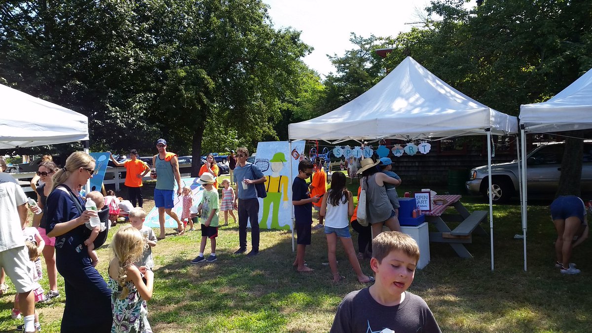 AshawaghHall's tweet photo. Yesterday in the Kid's area of the Fisherman's Fair! https://t.co/R2m0dA3ISa