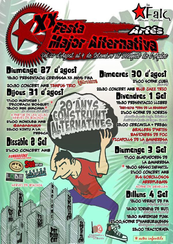 desdelareserva's tweet photo. DIVENDRES 1 Setembre serem a Artés presentant el llibre acompanyats de bona gent.
Enhorabona pels 20 anys! Canya i força! @ateneuartes https://t.co/EHsGnVmkiI