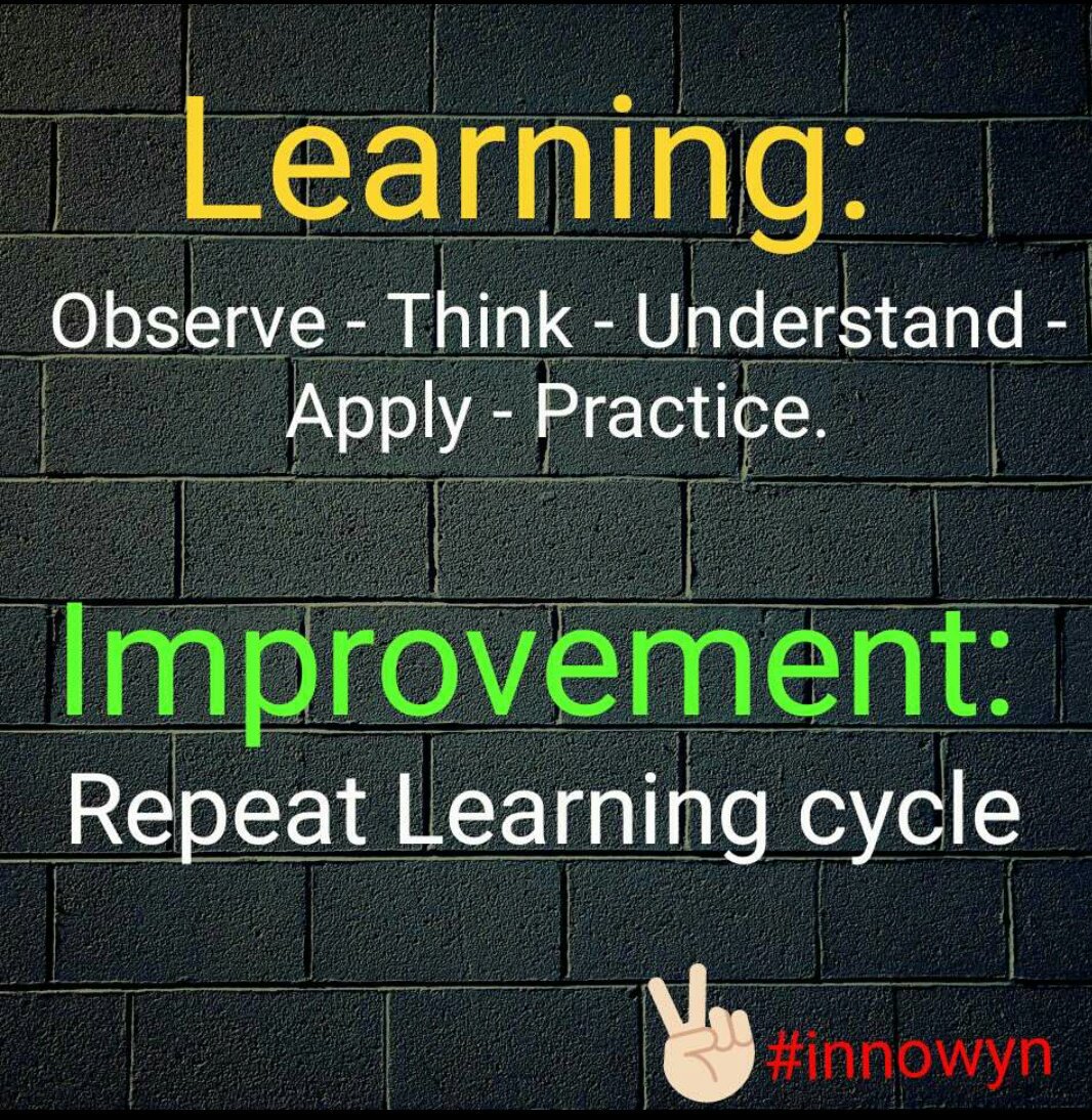 Innowyn's tweet photo. #Learning #improvements #innowyn https://t.co/qdrGySmYuP