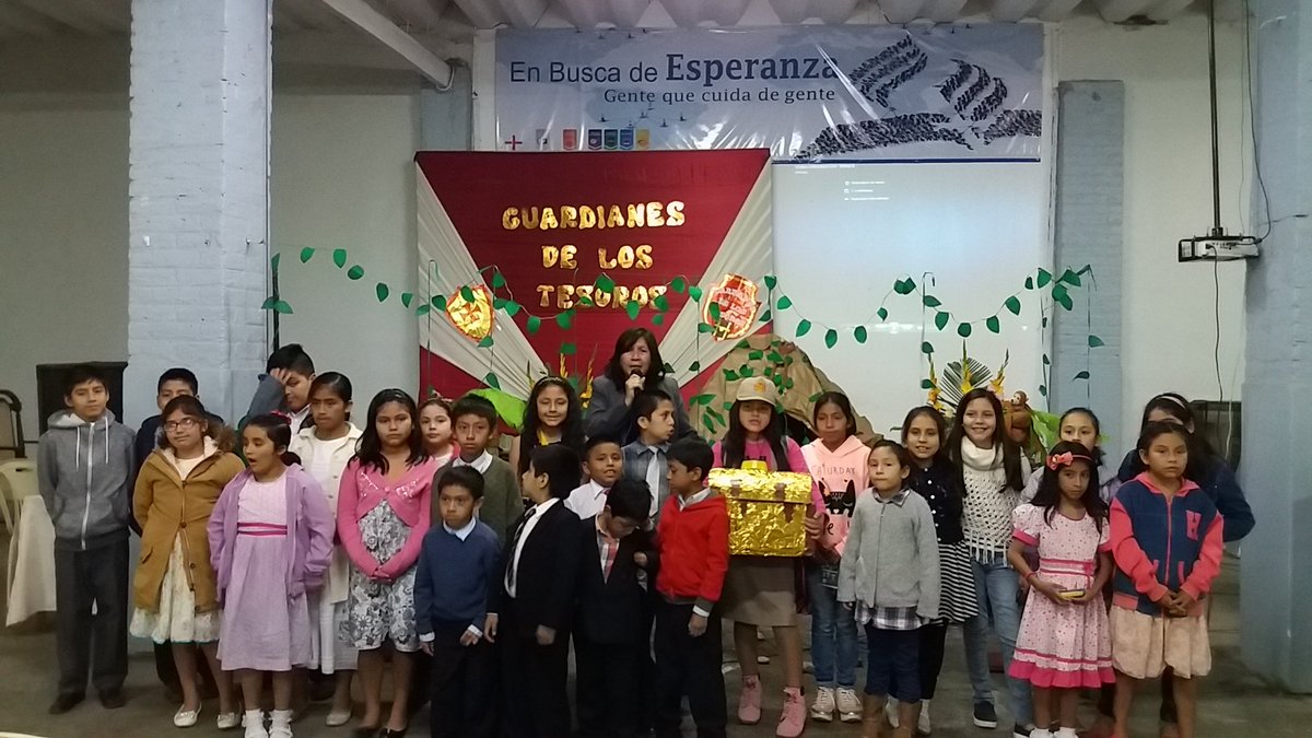 pastorjorgevv's tweet photo. Niños del distrito Campodónico participaron de #GuardianesDeLosTesoros https://t.co/5MSUHyZ4kp