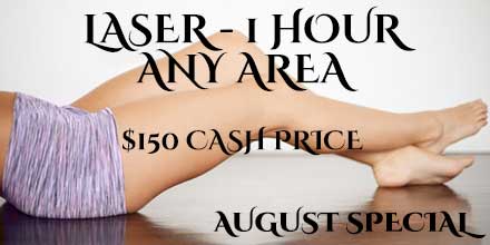 FloradeWellness's tweet photo. August Special. Laser - 1 Hour - Any Area. Book Now!
https://t.co/uwuLFjwqCz https://t.co/D1GhehMnbz