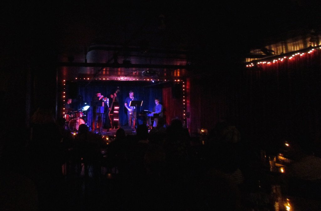 DmitriMatheny's tweet photo. Bright moments @JackLondonRevue last night with #TimWillcox @pdxpinano #ChrisHiggins #MichaelRaynor https://t.co/0WxOcGQx8E