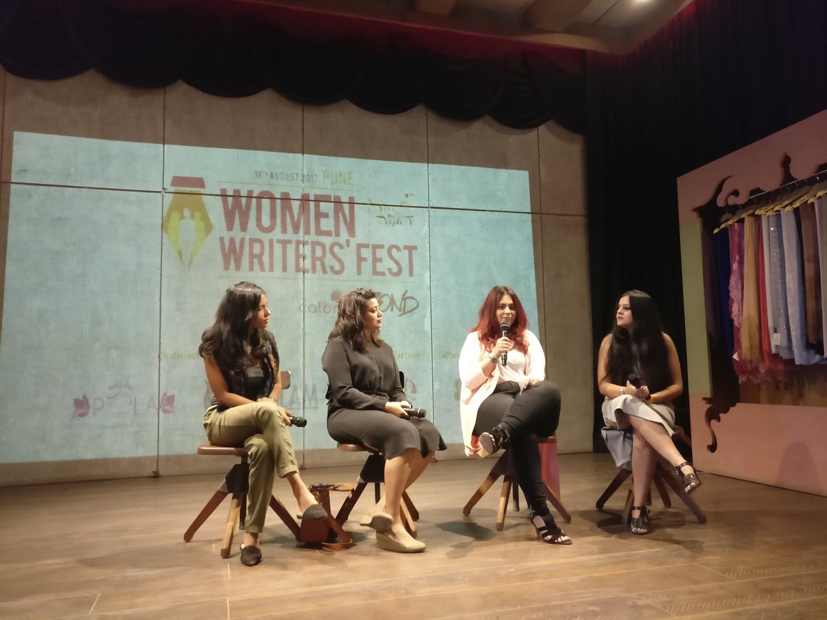 “It is beautiful when career and passion come together.” shared <a href="/Aashna18B/">Aashna Bhagwani</a> at #WomenWritersFest by <a href="/SheThePeopleTV/">SheThePeopleTV</a> goo.gl/zDvzgR