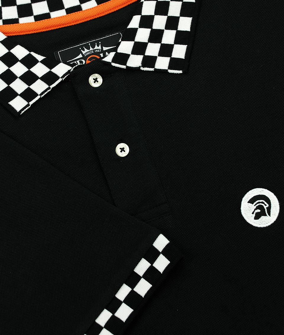 shopmodfellas's tweet image. Trojan Records chequerboard polo t-shirts available in 2 colours + our up to 60% off SALE @ modfellas.com #ModClothing #Ska