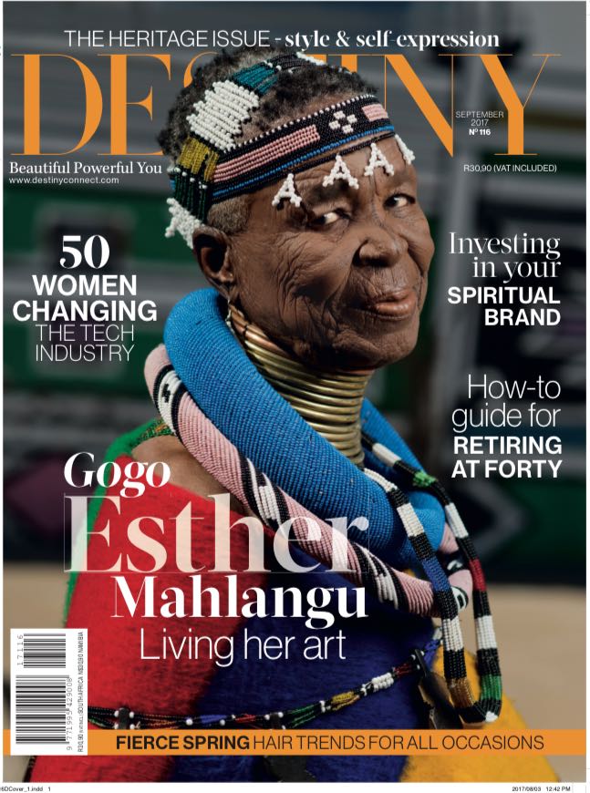 KhanyiDhlomo's tweet image. Africa you are Beautiful. Africa you are Powerful. @DestinyConnect celebrates the  endurance &amp;amp; authenticity of Mama Esther! #HeritageIssue