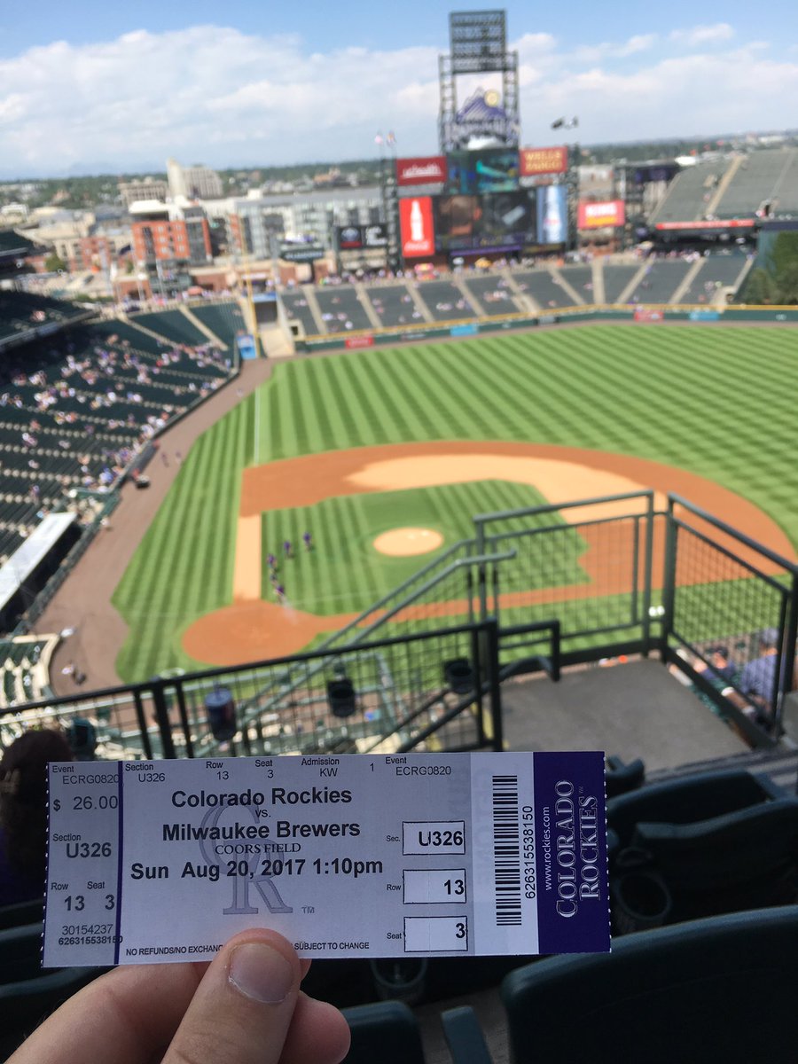 21st birthday celebration at Rockies game <a href="/Rockies/">Colorado Rockies</a>