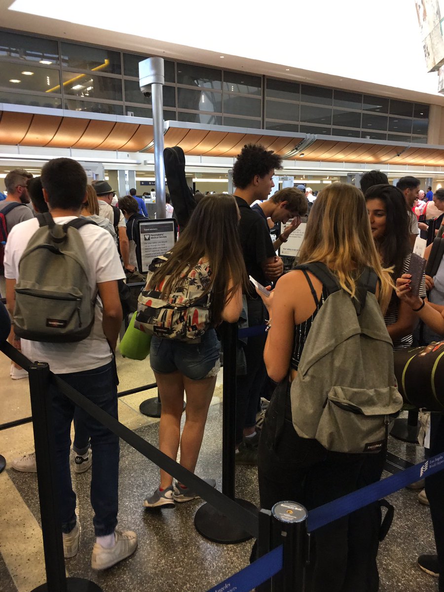 MichaelYearley's tweet photo. At Security line at LAX! Heading to speak at Leadership Conference in Uganda. For video updates go to Rocky Peak Facebook &amp; YouTube channel! https://t.co/MoqlUxdL0C