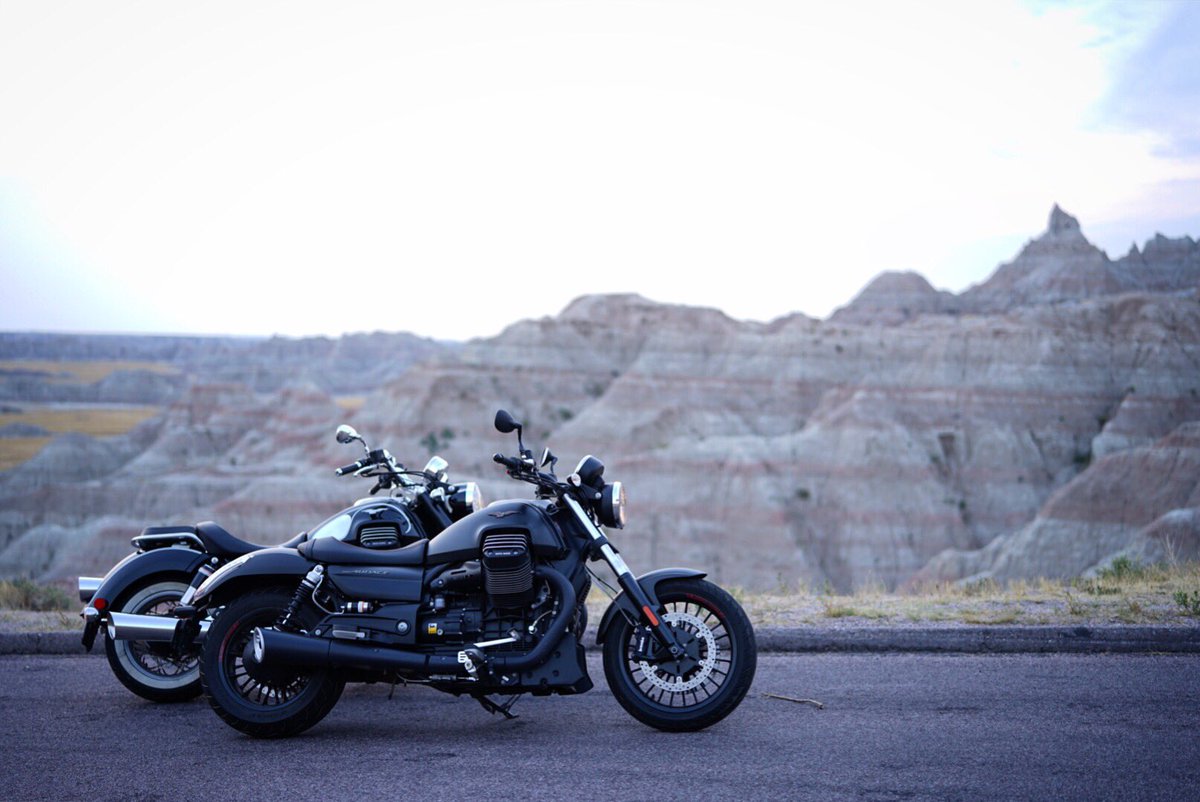 motoguzzi's tweet image. Getting bad in in the Badlands.

#motoguzzi | #audace | #eldorado