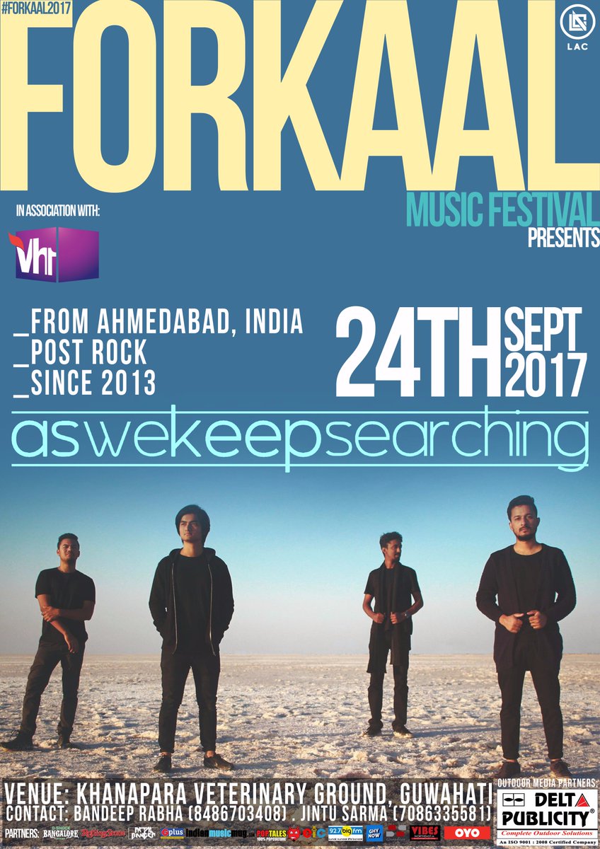 forkaal2017's tweet photo. @AWKS_band live in #Guwahati on 24th September at Forkaal Music Festival!

Book your tickets to watch this Post Rockers!!

#forkaal2017 #LA https://t.co/TS6aRxWlVp