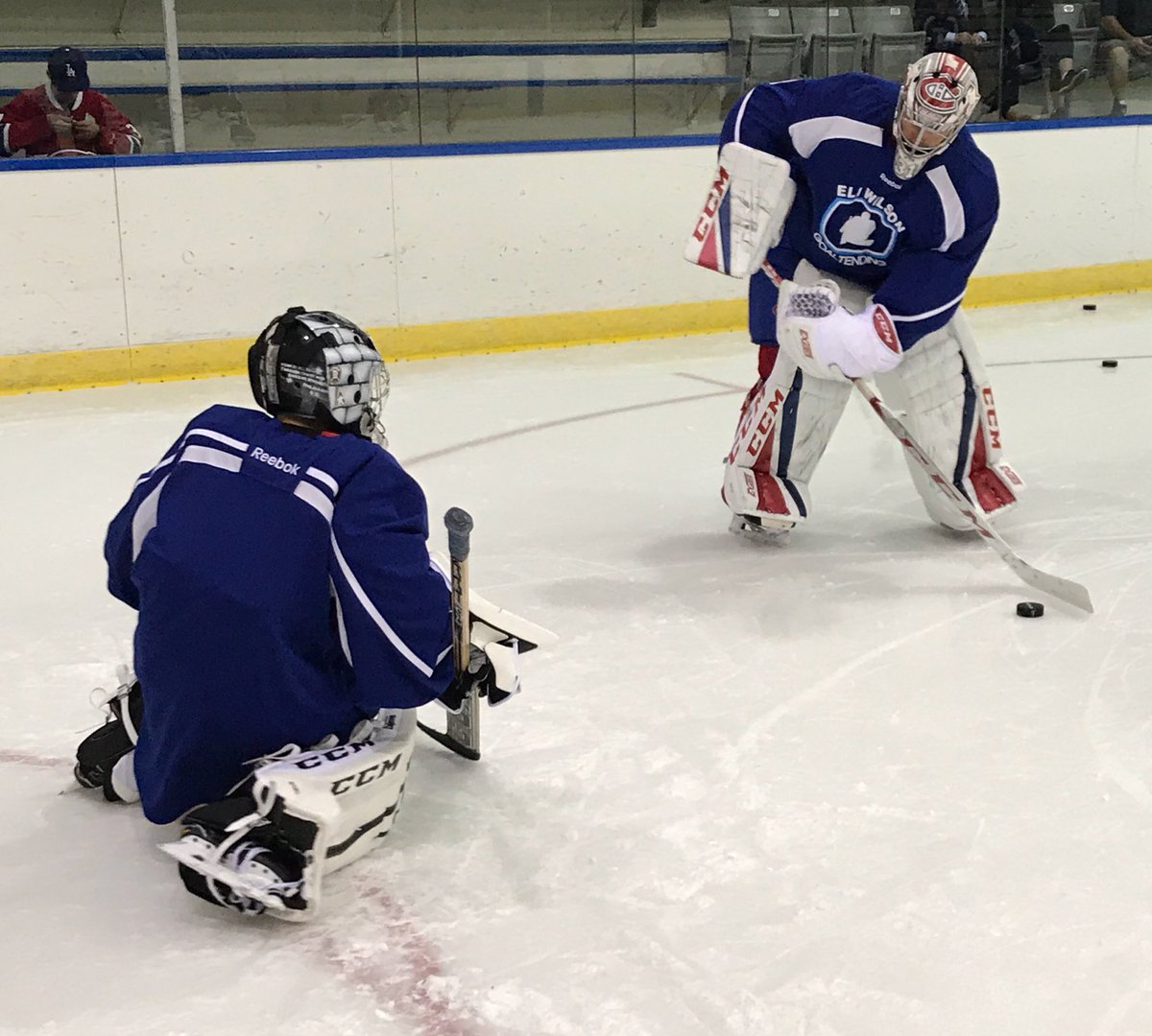 InGoalMedia's tweet photo. When @CP0031 is your goalie coach it's important to play out rebounds because he likes to snipe top shelf π #DayWithPrice at @EliWilsonG https://t.co/5s0gZGRryb