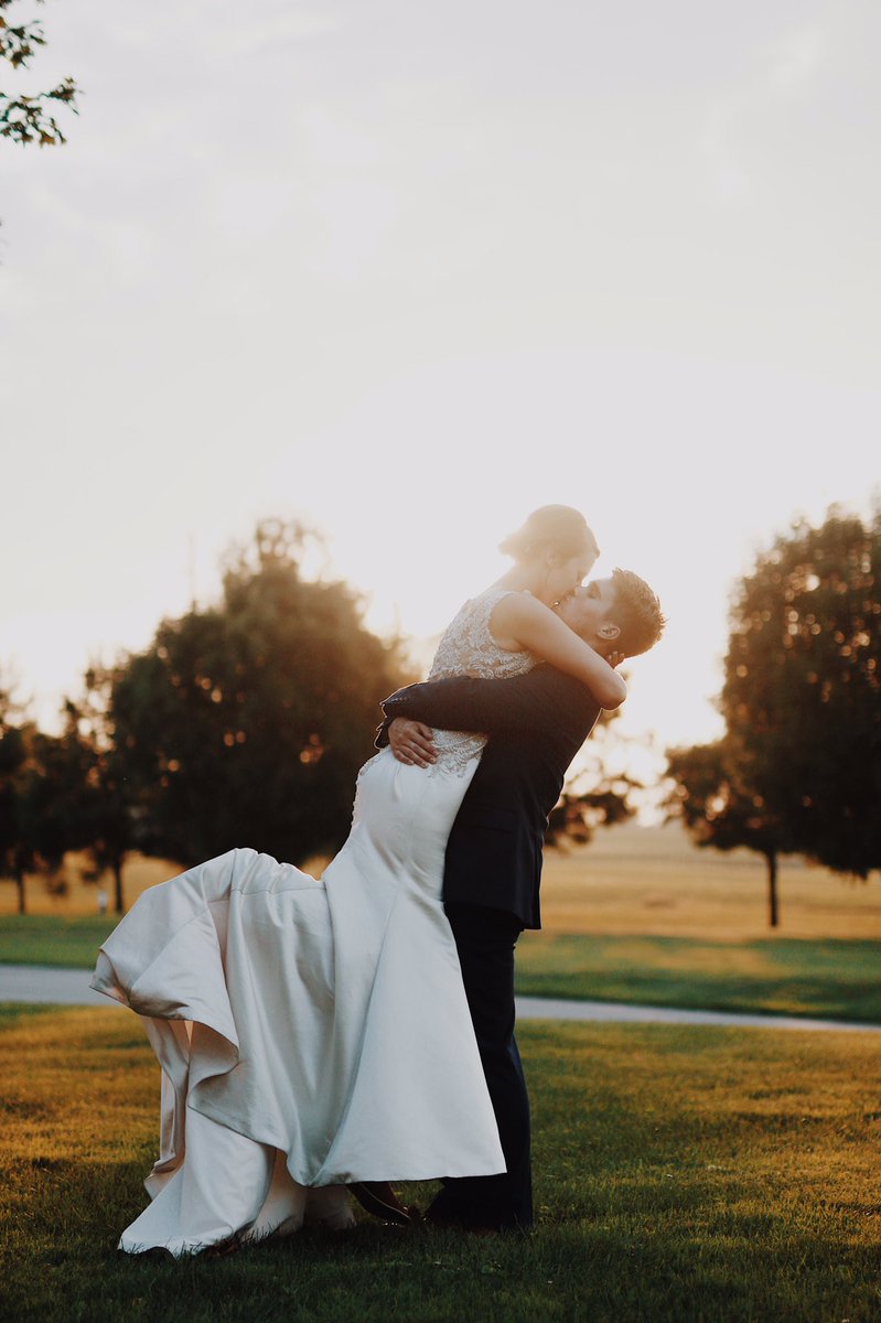 CLogan95's tweet photo. Can't believe I can finally call this stunning woman my wife. Thanks to everyone who made our day so special! https://t.co/atVAJuEFKR