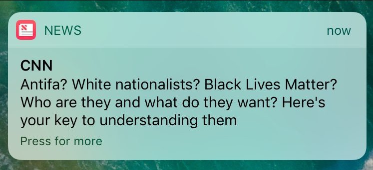 blogdiva's tweet photo. DO THE @CNN #MAYOBOYS NOW they look like #FascistCollaborators by making the case against people defending themselves from FASCISTS? https://t.co/bVsreWQLR3