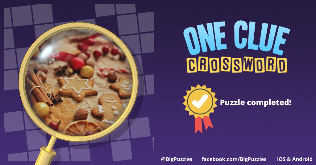 JessMac07's tweet photo. I completed a puzzle in One Clue Crossword. Play now for free!
https://t.co/bzYKl6cv2Q #OneClueCrossword https://t.co/hmroUADYxx