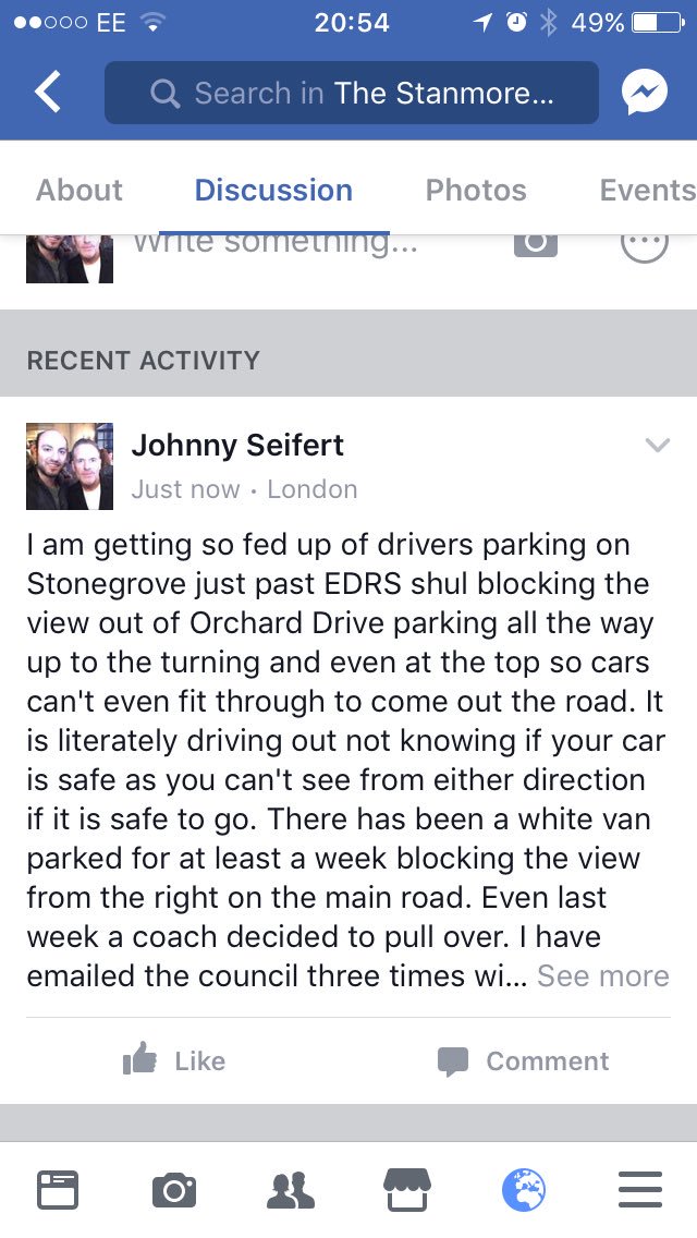 JohnnySeifert's tweet photo. When the anger takes over and you have to write on the local Facebook page #StanmoreGroup https://t.co/lSbQLvc7lq