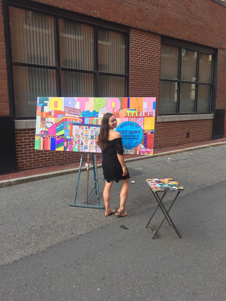jacqueboltik's tweet photo. Great art, food, neighborhood spirit at #fortpointfest thank u to everyone who made today fabulous! @FortPointChan https://t.co/wwjagiDaMT
