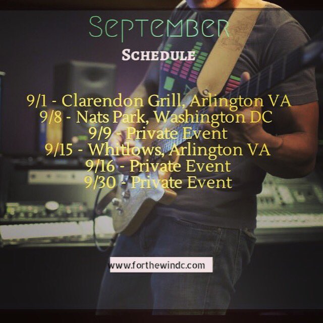 ForTheWinDC's tweet photo. We back! And we've got some big things coming up, starting w/some amazing gigs next month along w/an exciting announcement! Stay tuned 🤘🏼 https://t.co/7vW6E7VkWZ