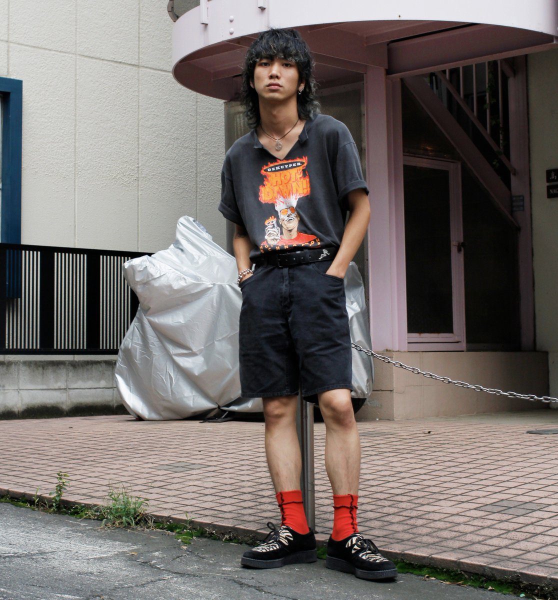 Droptokyo No Twitter スナップさせていただいた デザイナーの原田寛之さん トップスとパンツは古着 T Co Qsv7jngnl5