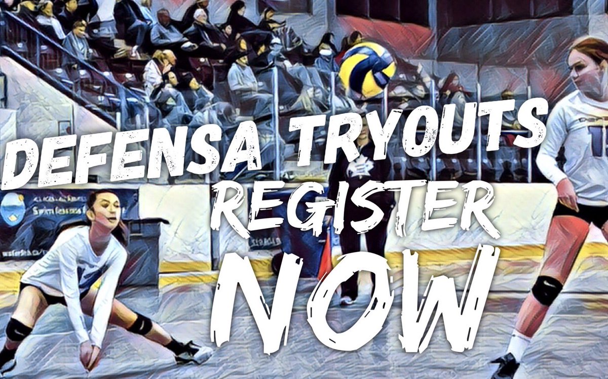 defensavb's tweet photo. Defensa Tryouts 2017. Register Today on our site. https://t.co/d6gJGmXRqx #ova_updates #volleyballtryouts #tryoutschedule https://t.co/qLs9bu5Qta