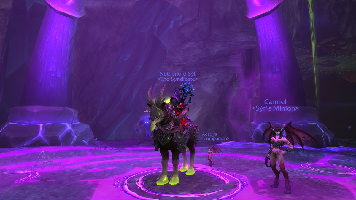 MotorheadWoW's tweet image. Netherlord's Chaotic Wrathsteed #Legion #Warlock #ClassMount #Destuction @Warcraft