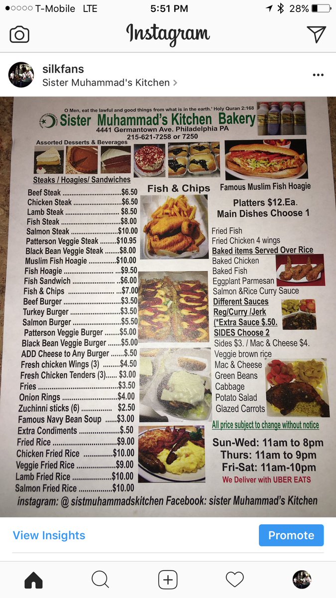 Silk On Twitter Huge Shoutout To Sister Muhammad S Kitchen In