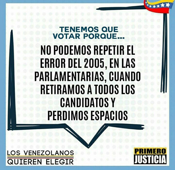 Pr1meroJusticia's tweet photo. Más de 80% de los venezolanos rechaza a Maduro, debemos evitar que la dictadura se quede con todas las gobernaciones. ¡Tenemos que Votar! https://t.co/sXdyVZZC8h