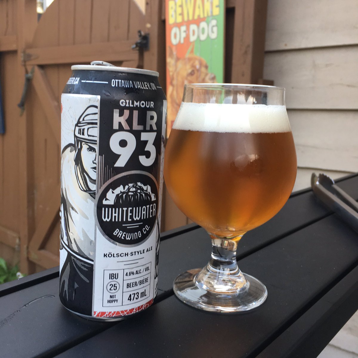 #backyardbbq tonight washed down with <a href="/WhitewaterBrew/">WhitewaterBrewingCo</a> #93 @DougGilmour93 #kolsch