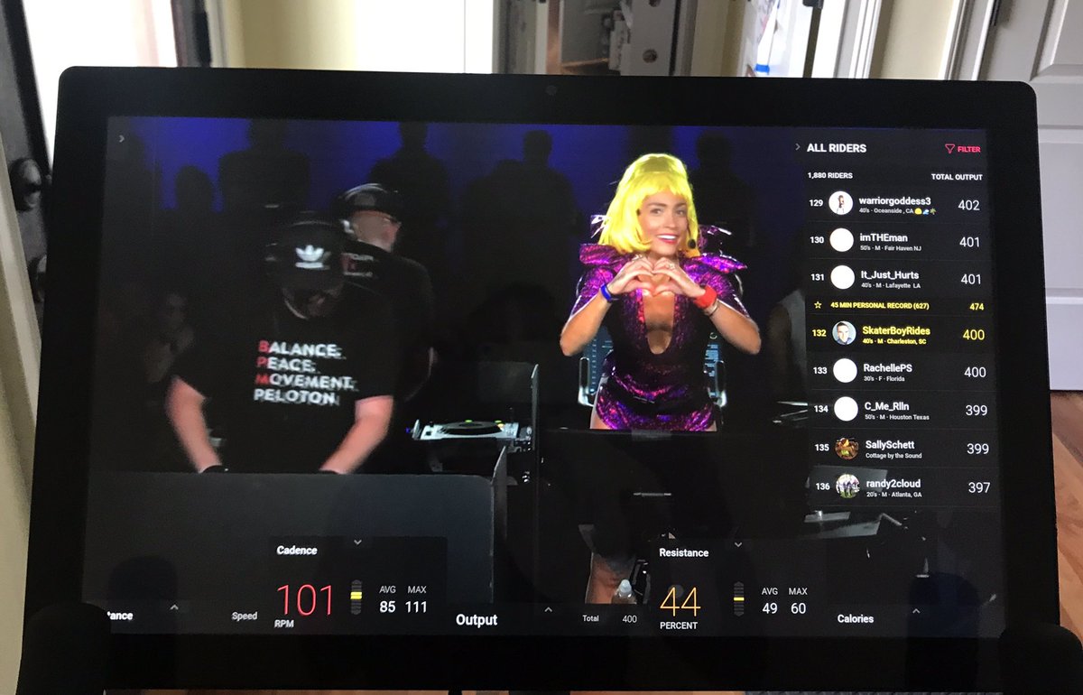 SkaterBoyRides's tweet image. An OnDemand ride with #BurningMan outfits, @RobinNYC, and @DJJohnMichael51 is what @RidePeloton is all about! #hustle #swagger #ridepeloton