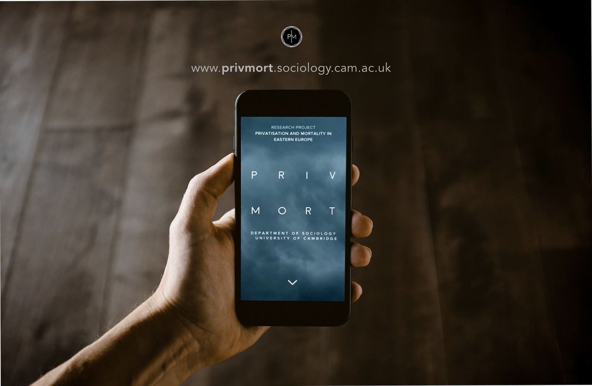Mobile and desktop versions of privmort.sociology.cam.ac.uk are live! #websitedesign #cambridge #sociology #research #postdoc #easterneurope