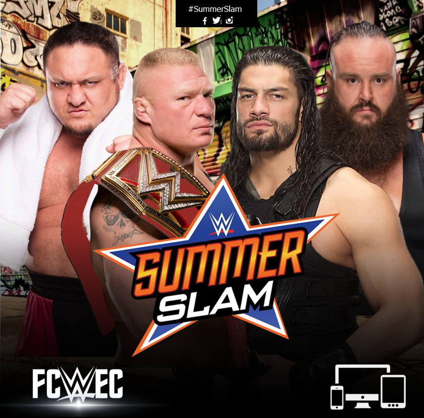 fcwwec's tweet photo. ¡#SummerSlam 2017! https://t.co/vSHDbfpXxa