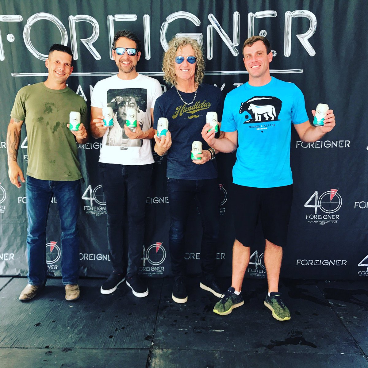 Hanging with Foreigner