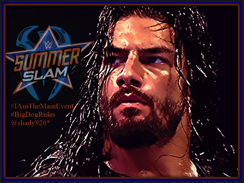Shady926's tweet photo. #Finally were getting start were a lot closer to seeing #Roman in the #MainEvent #TitlesComingHomeToTheEmpire @romanreigns568 https://t.co/5klrTyEjoY